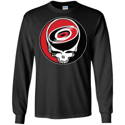 Carolina Hurricanes Grateful Dead Steal Your Face Hockey Nhl Shirts Men Long Sleeve Shirt