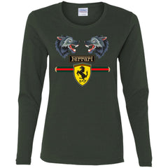 Gucci Ferrari Shirt Women Long Sleeve Shirt Women Long Sleeve Shirt - parenttees