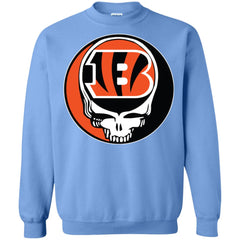 Cincinnati Bengals Grateful Dead Steal Your Face Football Nfl Shirts Crewneck Pullover Sweatshirt Crewneck Pullover Sweatshirt - parenttees