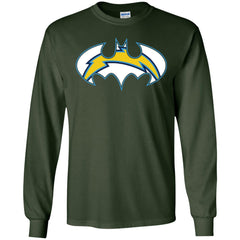 We Are The Los Angeles Chargers Batman Nfl Mashup Men Long Sleeve Shirt Men Long Sleeve Shirt - parenttees