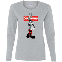 Supreme Rabbit T-shirt Women Long Sleeve Shirt Women Long Sleeve Shirt - parenttees