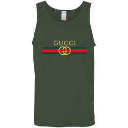 Gucci Logo Vintage Inspired Trend Men Cotton Tank