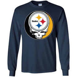 Pittsburgh Steelers Grateful Dead Steal Your Face Football Nfl Shirts Men Long Sleeve Shirt