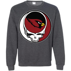 Arizona Cardinals Grateful Dead Steal Your Face Football Nfl Shirts Crewneck Pullover Sweatshirt Crewneck Pullover Sweatshirt - parenttees