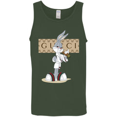 Gucci Rabbit Smoking Funny T-shirt Men Cotton Tank Men Cotton Tank - parenttees