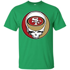 San Francisco 49ers Grateful Dead Steal Your Face Football Nfl Shirts Men Cotton T-Shirt Men Cotton T-Shirt - parenttees