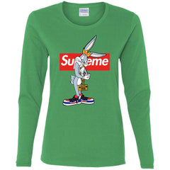 Supreme Rabbit Trending T-shirt Women Long Sleeve Shirt Women Long Sleeve Shirt - parenttees