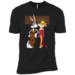 Louis Vuitton Rabbit Love Family T-shirt Men Short Sleeve T-Shirt