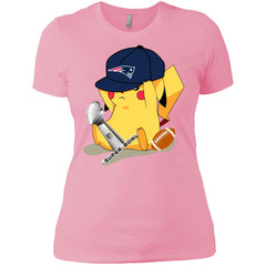 Nfl - New England Patriots Pikachu Super Bowl 2019 Football Women Cotton T-Shirt Women Cotton T-Shirt - parenttees