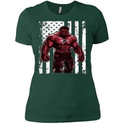 Giants Hulk Atlanta Falcons Nfl T-shirt Women Cotton T-Shirt