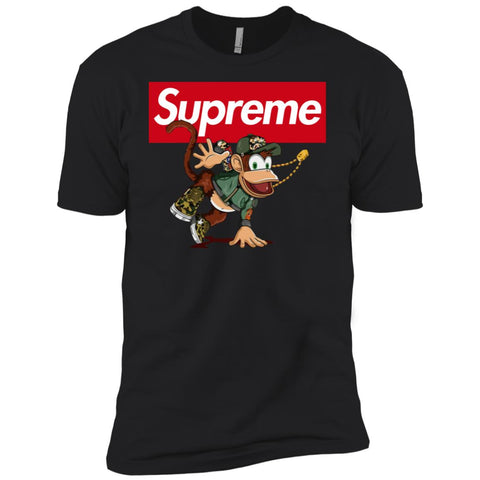 Supreme Monkey T-shirt Men Short Sleeve T-Shirt Black / X-Small Men Short Sleeve T-Shirt - parenttees