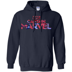 Captain Marvel Bold Tie Dye Movie Logo Pullover Hoodie Sweatshirt Pullover Hoodie Sweatshirt - parenttees