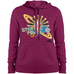 Captain Marvel Star Power Retro Style Women Hooded Sweatshirt Women Hooded Sweatshirt - parenttees