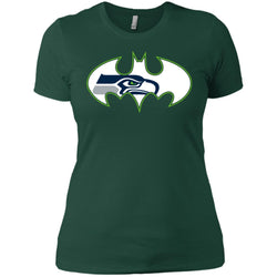 We Are The Seattle Seahawks Batman Nfl Mashup Women Cotton T-Shirt