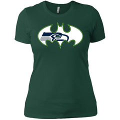 We Are The Seattle Seahawks Batman Nfl Mashup Women Cotton T-Shirt Women Cotton T-Shirt - parenttees