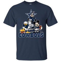 Mickey Mouse Dallas Cowboys American Football Nfl Sports Shirt Men Cotton T-Shirt Men Cotton T-Shirt - parenttees