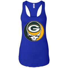 Green Bay Packer Grateful Dead Steal Your Face Football Nfl Shirts Women Tank Top Women Tank Top - parenttees