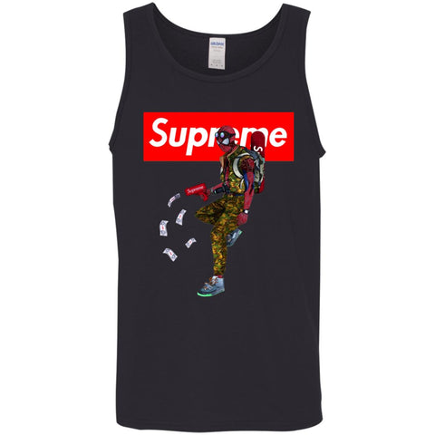 Supreme Spider Man Best T-shirt Men Cotton Tank Black / X-Small Men Cotton Tank - parenttees