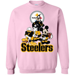 Mickey Mouse Pittsburgh Steelers American Football Nfl Sports Shirt Crewneck Pullover Sweatshirt Crewneck Pullover Sweatshirt - parenttees