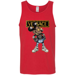 Versace Mickey Mouse Cartoon T-shirt Men Cotton Tank Men Cotton Tank - parenttees