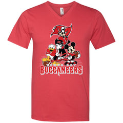 Mickey Mouse Tampa Bay Buccaneers American Football Nfl Sports Shirt Men V-Neck T-Shirt Men V-Neck T-Shirt - parenttees