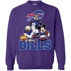 Mickey Mouse Buffalo Bills American Football Nfl Sports Shirt Crewneck Pullover Sweatshirt Crewneck Pullover Sweatshirt - parenttees