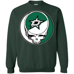 Dallas Stars Grateful Dead Steal Your Face Hockey Nhl Shirts Crewneck Pullover Sweatshirt Crewneck Pullover Sweatshirt - parenttees