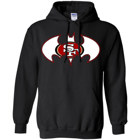 We Are The San Francisco 49ers Batman Nfl Mashup Pullover Hoodie Sweatshirt Black / S Pullover Hoodie Sweatshirt - parenttees