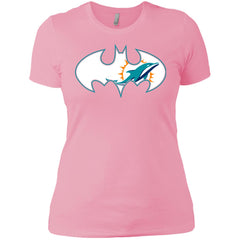 We Are The Miami Dolphins Batman Nfl Mashup Women Cotton T-Shirt Women Cotton T-Shirt - parenttees