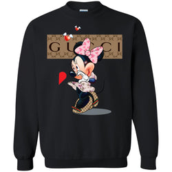 Couple Gucci Minnie Tshirt Valentine's Day Crewneck Pullover Sweatshirt