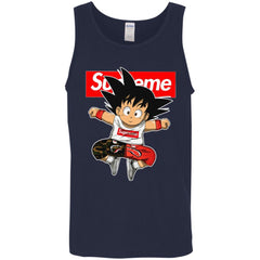 Supreme Dragon Ball Goku T-shirt Men Cotton Tank Men Cotton Tank - parenttees