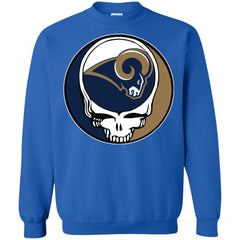 Los Angeles Rams Grateful Dead Steal Your Face Football Nfl Shirts Crewneck Pullover Sweatshirt Crewneck Pullover Sweatshirt - parenttees