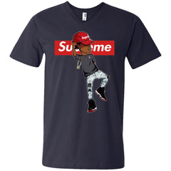 Supreme Marquese Scott T-shirt Men V-Neck T-Shirt Men V-Neck T-Shirt - parenttees