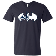 We Are The Los Angeles Rams Batman Nfl Mashup Men V-Neck T-Shirt Men V-Neck T-Shirt - parenttees