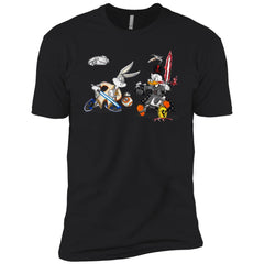 Star Wars T-shirts Rabbit Vs Duck Donald Funny Men Short Sleeve T-Shirt Men Short Sleeve T-Shirt - parenttees