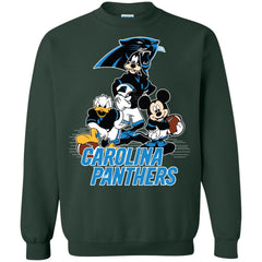 Mickey Mouse Carolina Panthers American Football Nfl Sports Shirt Crewneck Pullover Sweatshirt Crewneck Pullover Sweatshirt - parenttees