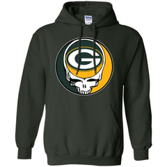 Green Bay Packer Grateful Dead Steal Your Face Football Nfl Shirts Pullover Hoodie Sweatshirt Pullover Hoodie Sweatshirt - parenttees