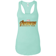 Marvel Avengers Infinity War Golden Logo Women Tank Top Women Tank Top - parenttees