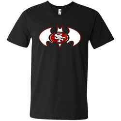 We Are The San Francisco 49ers Batman Nfl Mashup Men V-Neck T-Shirt