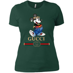 Gucci T-shirt Mouse Mickey Cartoon T-shirt Women Cotton T-Shirt Women Cotton T-Shirt - parenttees