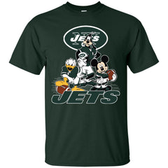 Mickey Mouse New York Jets American Football Nfl Sports Shirt Men Cotton T-Shirt Men Cotton T-Shirt - parenttees