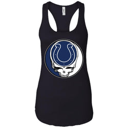 Indianapolis Colts Grateful Dead Steal Your Face Football Nfl Shirts Women Tank Top