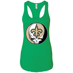 New Orleans Saints Grateful Dead Steal Your Face Football Nfl Shirts Women Tank Top