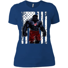 Giants Hulk Cleveland Indians T-shirt Flag Women Cotton T-Shirt Women Cotton T-Shirt - parenttees