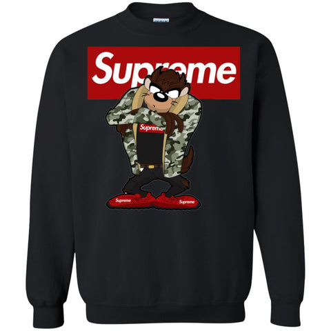 Supreme Hot Bear T-shirt Crewneck Pullover Sweatshirt Black / S Crewneck Pullover Sweatshirt - parenttees