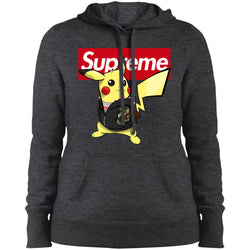 Supreme Pikachu T-shirt Women Hooded Sweatshirt