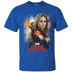 Marvel Captain Marvel Powers Portrait Men Cotton T-Shirt Men Cotton T-Shirt - parenttees