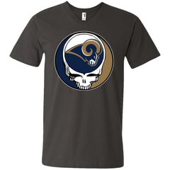 Los Angeles Rams Grateful Dead Steal Your Face Football Nfl Shirts Men V-Neck T-Shirt Men V-Neck T-Shirt - parenttees