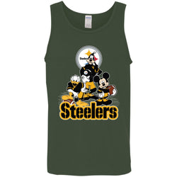 Mickey Mouse Pittsburgh Steelers American Football Nfl Sports Shirt Men Cotton Tank