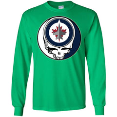 Winnipeg Jets Grateful Dead Steal Your Face Hockey Nhl Shirts Men Long Sleeve Shirt Men Long Sleeve Shirt - parenttees